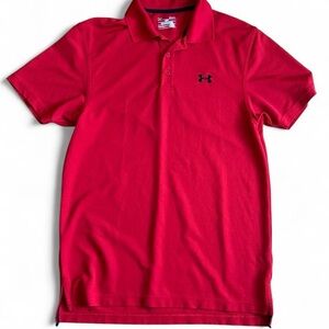 Under Armour Men's Vivid Red Polo Shirt